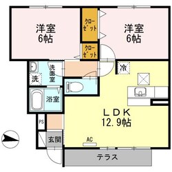 ＷＩＴ-Ｌ神辺の物件間取画像